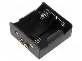 Holder | D,R20 | Batt.no: 2 | 6F22 type | black