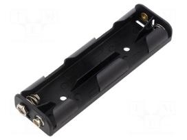 Holder | AA,R6 | Batt.no: 4 | 6F22 type | black