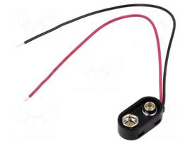 6F22 connector | 6F22,6LR61 | Batt.no: 1 | cables | 150mm