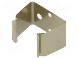 Holder | 6F22,6LR61 | Batt.no: 1 | rivet,screw | steel