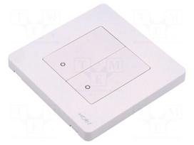 Switch | ZigBee® 3.0 | plaster embedded | No.of butt: 2 | white