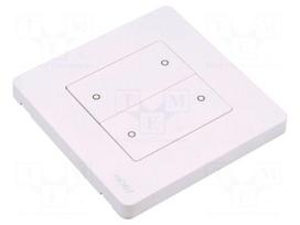 Switch | ZigBee® 3.0 | plaster embedded | No.of butt: 4 | white