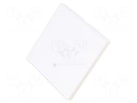 Switch | 200÷240VAC | No.of butt: 1 | white | tempered glass