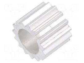 Heatsink: extruded | round | TO39,TO5 | aluminium | W: 12.5mm | H: 10mm