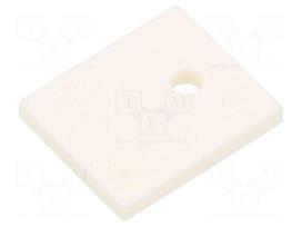 Heat transfer pad: aluminum | TO218,TOP3 | Thk: 3mm | 25W/mK | 30kV