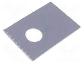 Heat transfer pad: silicone | SOT32 | Thk: 0.18mm | 900mW/mK | 4kV