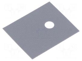 Heat transfer pad: silicone | TO220 | Thk: 0.18mm | 900mW/mK | 2.5kV