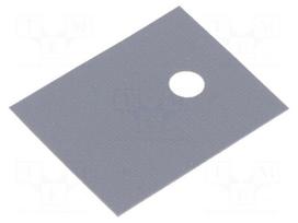 Heat transfer pad: silicone | TO218,TOP3 | Thk: 0.18mm | 900mW/mK
