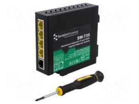 Automation module: switch PoE Ethernet | unmanaged | 44÷57VDC