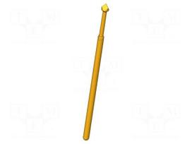Test needle | Spring compression: 4.3mm | 6.35mm | 8A | CuBe | Ø: 1.7mm