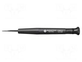 Screwdriver: precision | slot | 1x0.2mm | Blade length: 17mm
