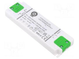 Power supply: switching | LED | 30W | 24VDC | 1.25A | 198÷264VAC | OUT: 1