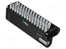 Tools set: screwdriver bits | plastic box | 1/4" | 30pcs.