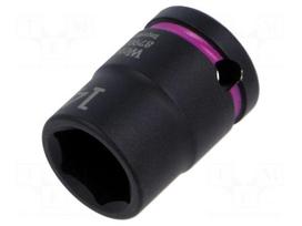 Socket: 6-angles | socket spanner,impact | HEX 14mm | 3/8" | IMPAKTOR