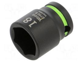 Socket: 6-angles | socket spanner,impact | HEX 18mm | 3/8" | IMPAKTOR