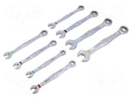 Wrench: combination spanner-set | inch,rattle | Joker 6000 | 8pcs.