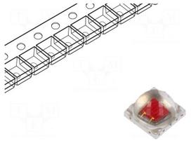 Power LED | Case (mm): 3535 | crimson | 120° | convex | lambertian | PH2K