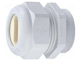 Cable gland | PG29 | IP65 | polyamide | grey | Holes no: 1 | 22x8mm
