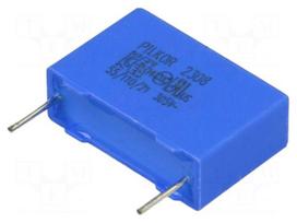 Capacitor: polypropylene | X2 | 150nF | 305V | THT | ±20% | 15mm
