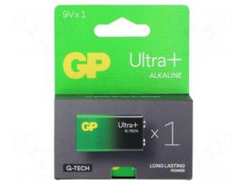 Battery: alkaline | 6F22 | 9V | non-rechargeable | 25.5x16.5x47.5mm