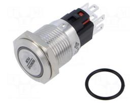 Switch: vandal resistant | Pos: 2 | SPDT | PVB3 | 5A/250VAC | 2A/24VDC