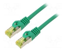 Patch cord | S/FTP | Cat 6a | RJ45 plug,both sides | stranded | Cu | 1m