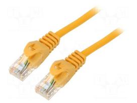 Patch cord | U/UTP | Cat 5e | RJ45 plug,both sides | stranded | CCA