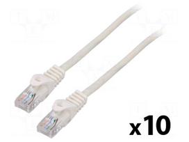 Patch cord | U/UTP | Cat 5e | RJ45 plug,both sides | stranded | CCA