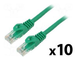 Patch cord | U/UTP | Cat: 5e | RJ45 plug,both sides | stranded | CCA | 3m