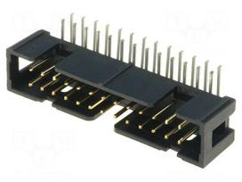 Connector: IDC | socket | male | PIN: 26 | 2500 | angled 90° | 2A | THT | 2x13