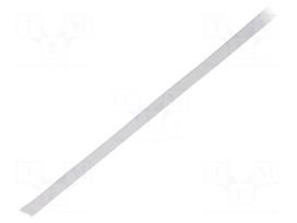 Cover for LED profiles | white | 1m | Kind of shutter: J | slide
