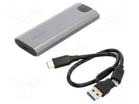 Hard discs housing: M.2 | USB A plug,USB C socket,USB C plug