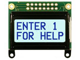 Display: LCD | alphanumeric | STN Positive | 8x2 | grey | LED | PIN: 16
