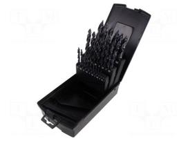 Drill set | for metal | high speed steel cobalt HSS-E | 25pcs.