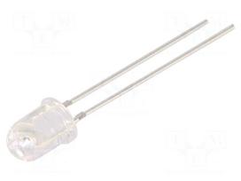 LED | yellow | 5.1mm | 5800÷7000mcd | 30° | Front: convex | 2.1÷2.6VDC