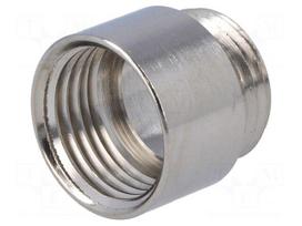 Thread adapter | M16 | PG9 | brass | Plating: nickel | Pitch: 1.5