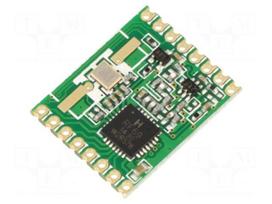 Module: RF | FM transceiver | FSK | 868MHz | SPI | 1.8÷3.6VDC | 20dBm | SMD