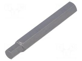 Screwdriver bit | hex key | HEX 8mm | Socket size: 10mm