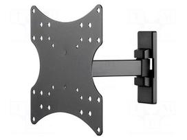 Holder: wall mounting | monitor,TV | black | 20kg