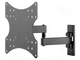 Holder: wall mounting | monitor,TV | black | 15kg