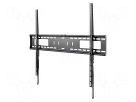 Holder: wall mounting | monitor,TV | black | permanent | 70kg