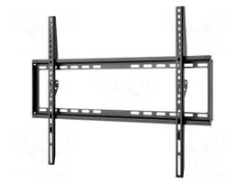 Holder: wall mounting | monitor,TV | black | permanent | 35kg