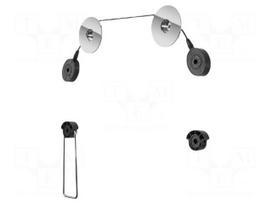 Holder: wall mounting | monitor,TV | slim,permanent | 50kg