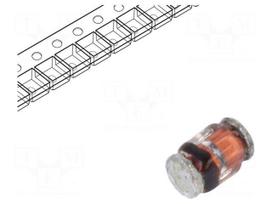 Diode: Zener | 0.5W | 12V | SMD | MicroMELF | 7 inch reel | single diode