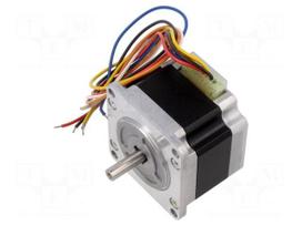 Motor: DC | 2-phase,stepper,unipolar | 24VDC | step 1,8° | 0.39Nm | 2A