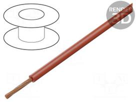 Wire | FLRY-B | 1x6mm2 | stranded | Cu | PVC | red | 60V | Class: 5 | 5.3÷6mm