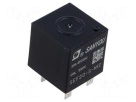 Relay: electromagnetic | SPST-NO | Ucoil: 12VDC | 20A | on panel