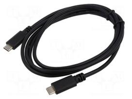 Cable | USB C plug x2 | 1.5m | Cu | PVC | Interface: 480Mbps