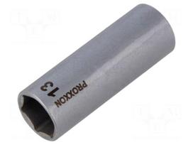 Socket: 6-angles | socket spanner | HEX 13mm | 1/4"