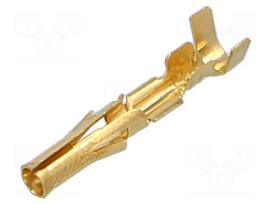 Contact | female | Standard .093" | gold-plated | 20AWG÷14AWG | bulk